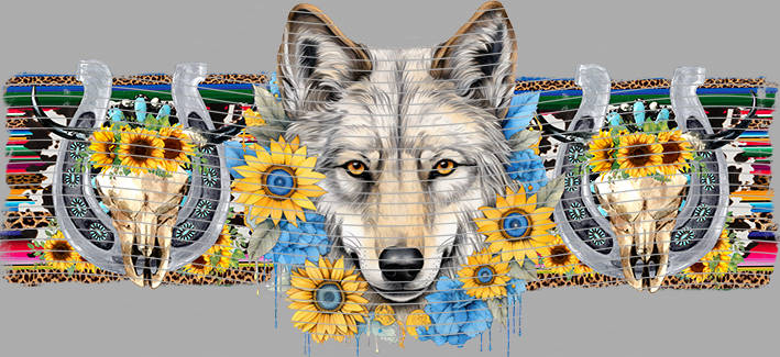 16oz Sunflower Girl-SU-18